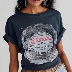 Anthropologie x Letluv Blondie "Heart of Glass" Band Tee
